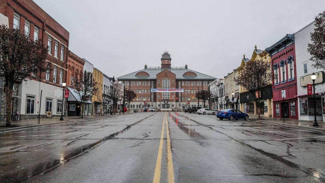Clinton Avenue in St. Johns where the trolley tipped