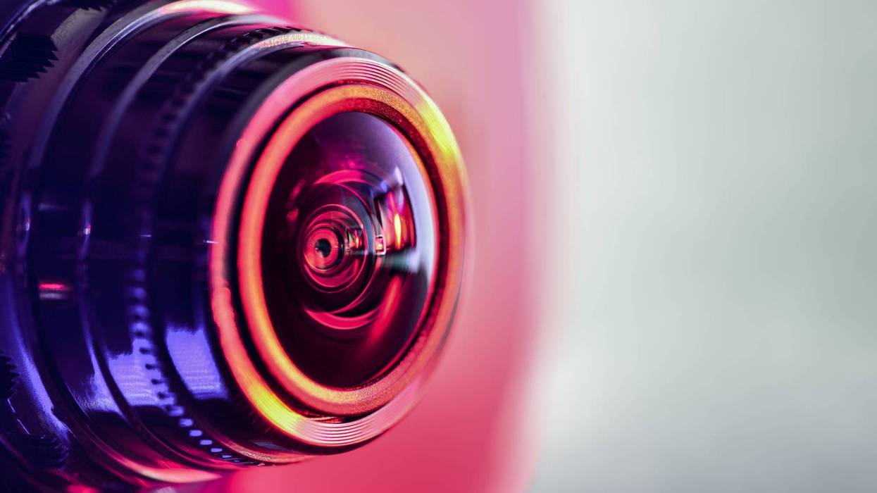 Close up of a camera