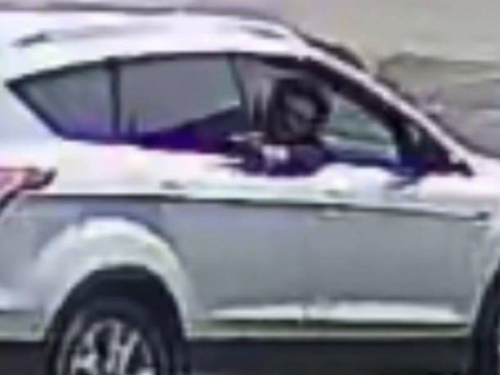 Close-up of suspect