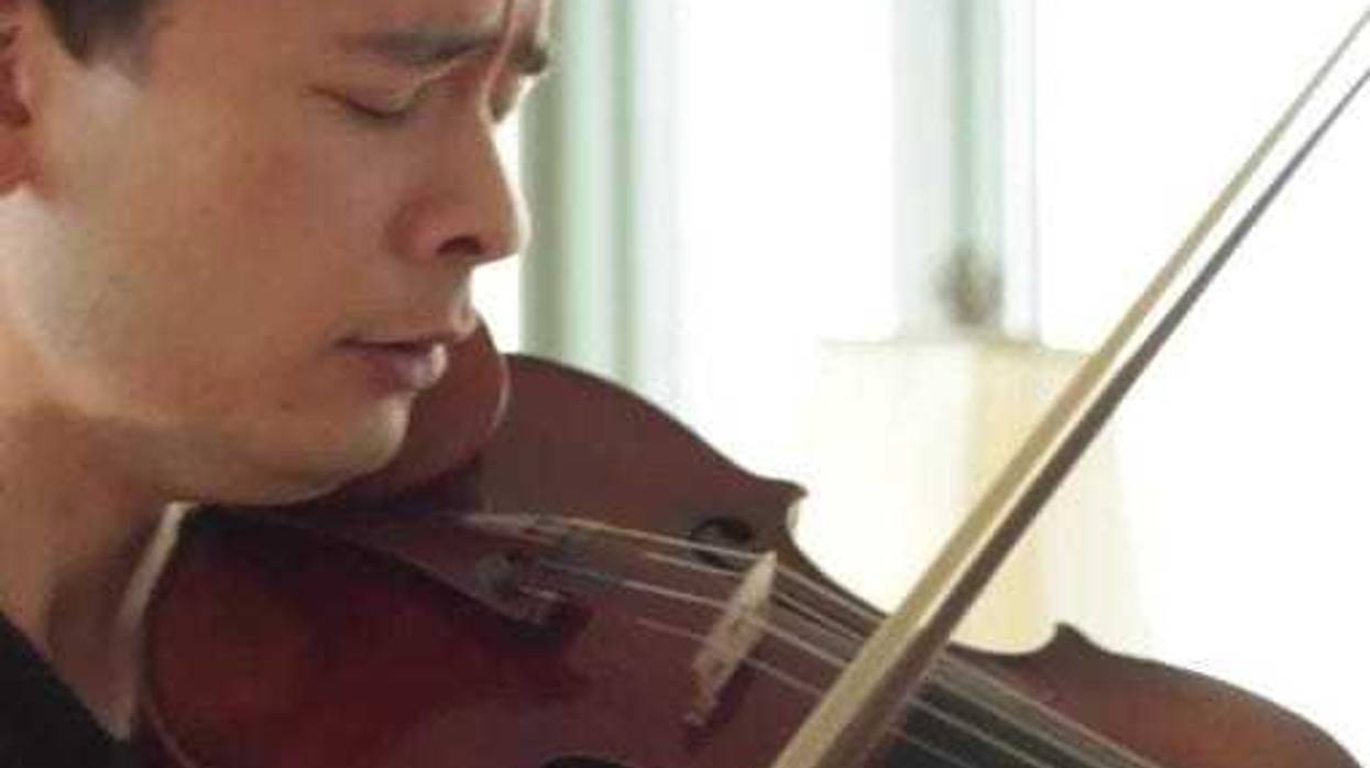 close up of violinst