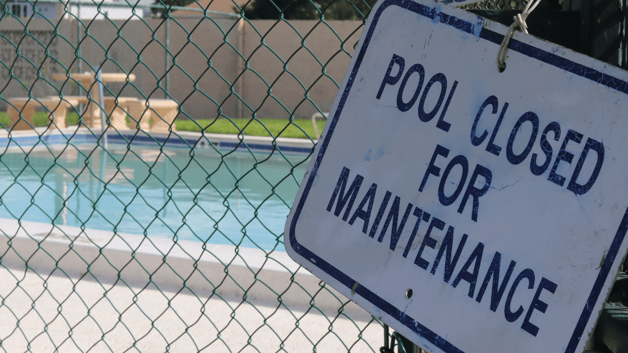 Closed public pool