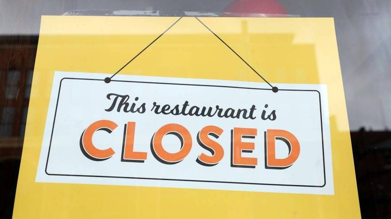 Closed restaurant