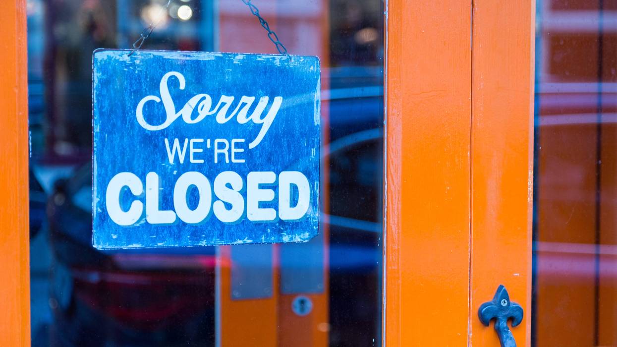 Closed sign