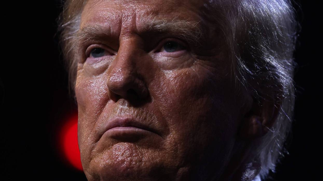 Closeup of Donald Trump