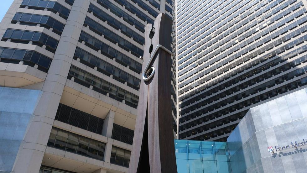 "Clothespin," 1976, Claes Oldenburg.