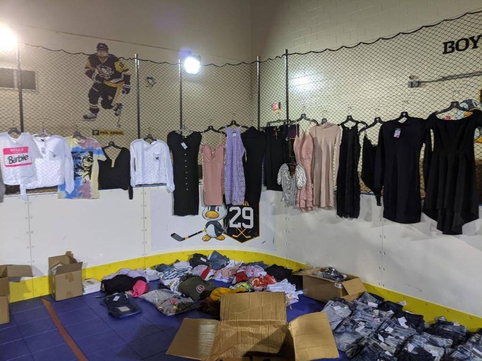 Clothing hanging