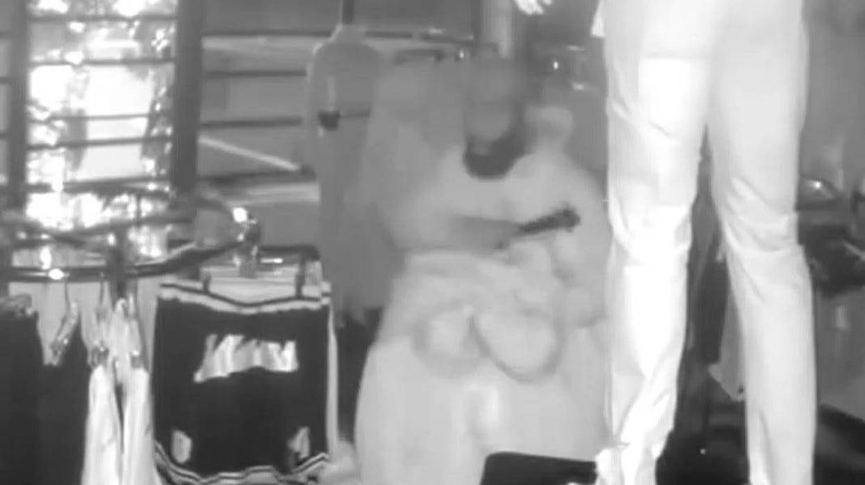 Clothing store suspect