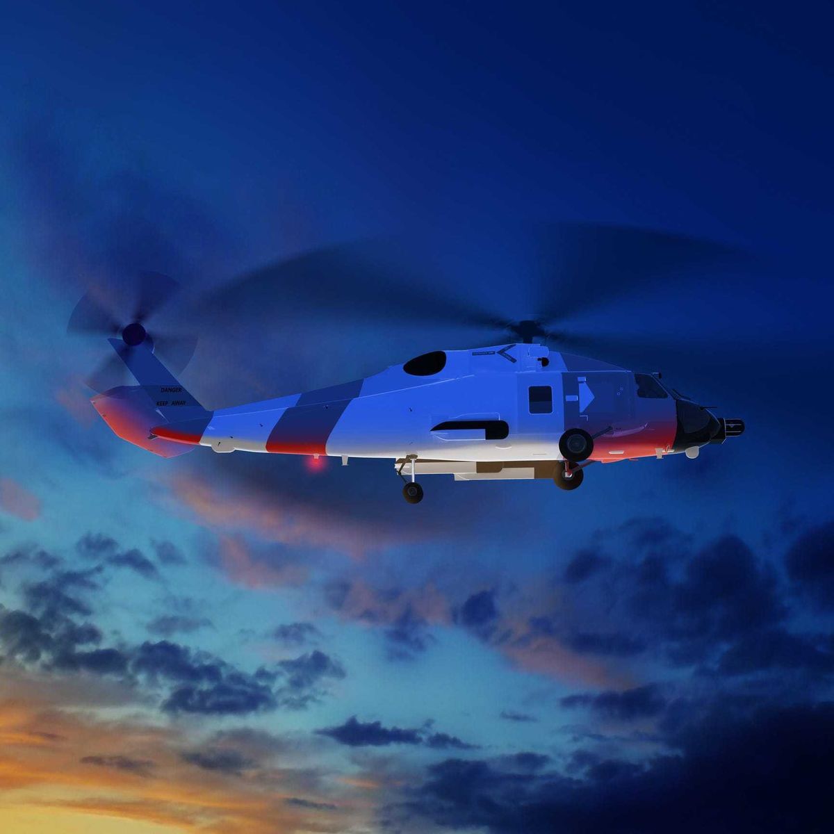 Coast Guard helicopter