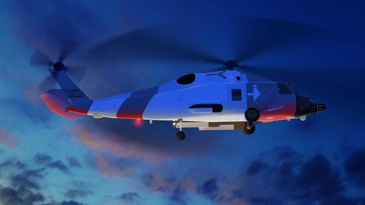 Coast Guard helicopter