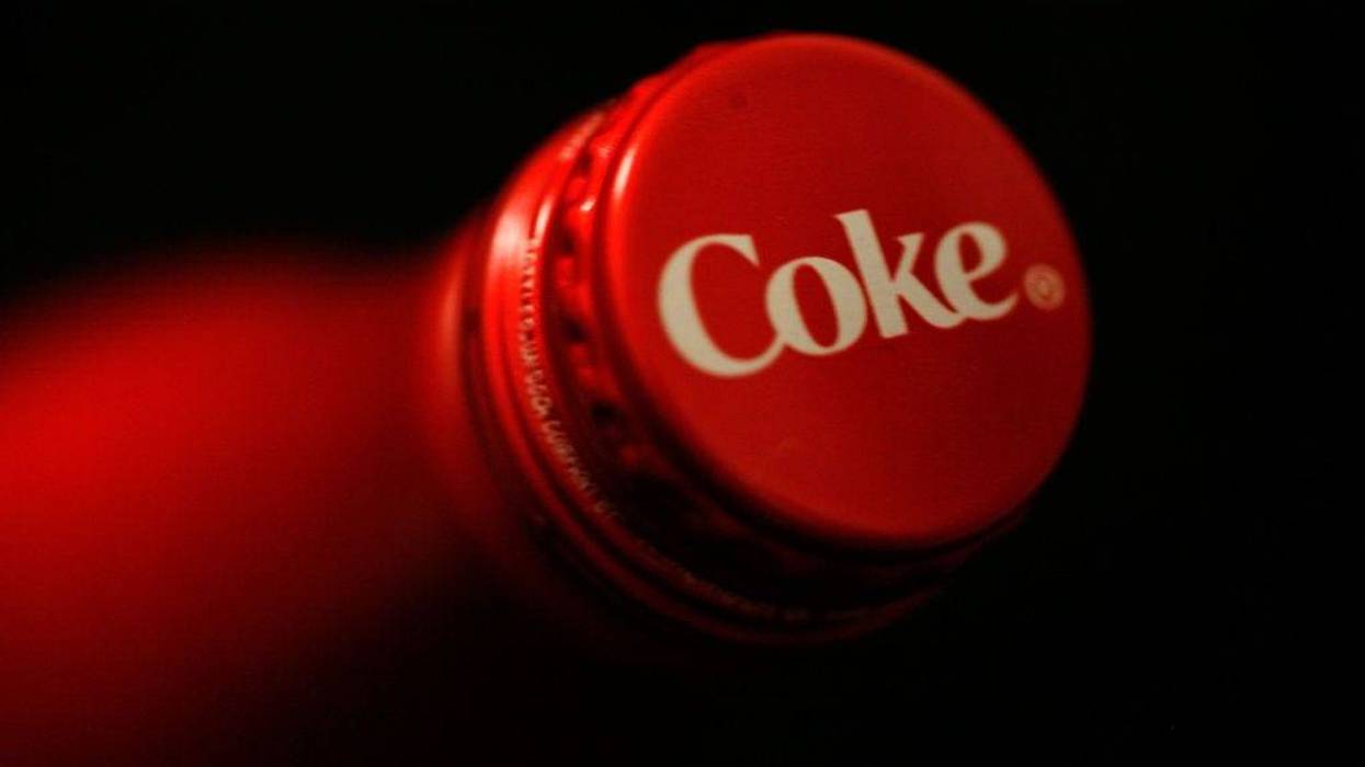 Coca-Cola aluminum bottle