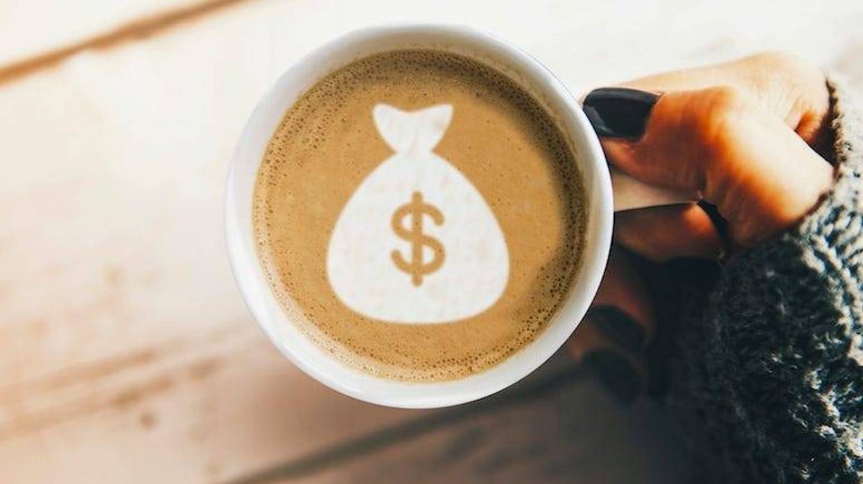 coffee and money