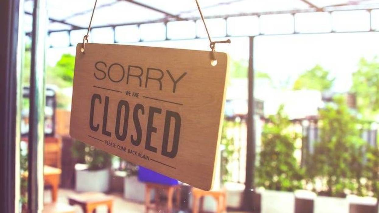 Coffee Shop, Chairs, Tables, Closed