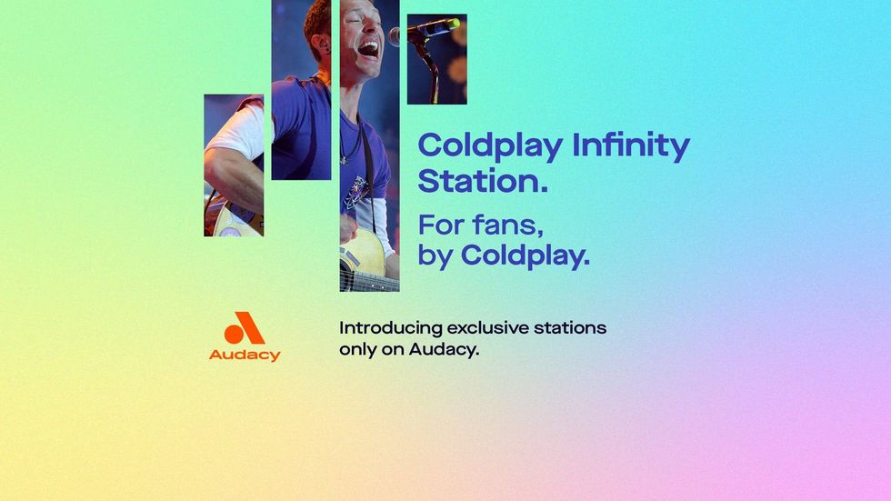 Listen to Coldplay's Exclusive Station on Audacy