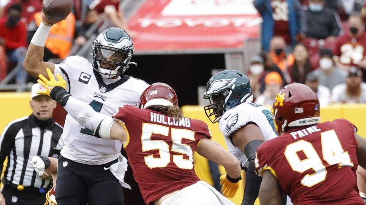Cole Holcomb sack of McNabb