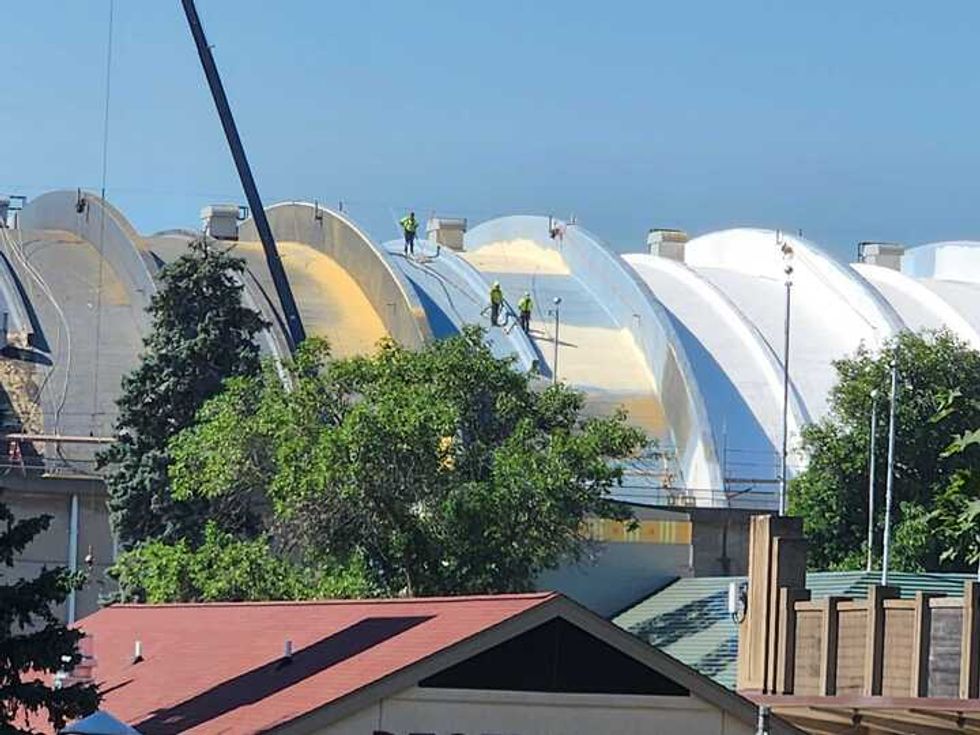 Coliseum work progressing