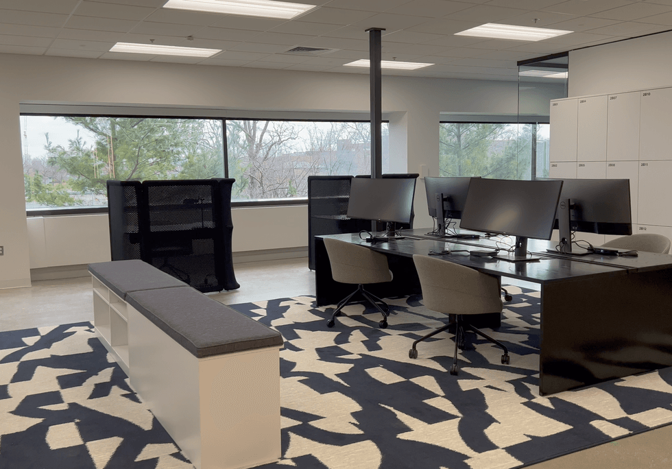 Collaborative desks at Ford