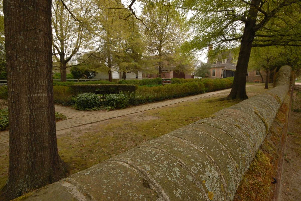 Colonial Williamsburg stock photo.