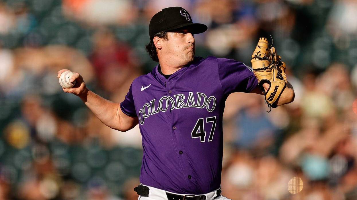 Colorado Rockies pitcher Cal Quantrill