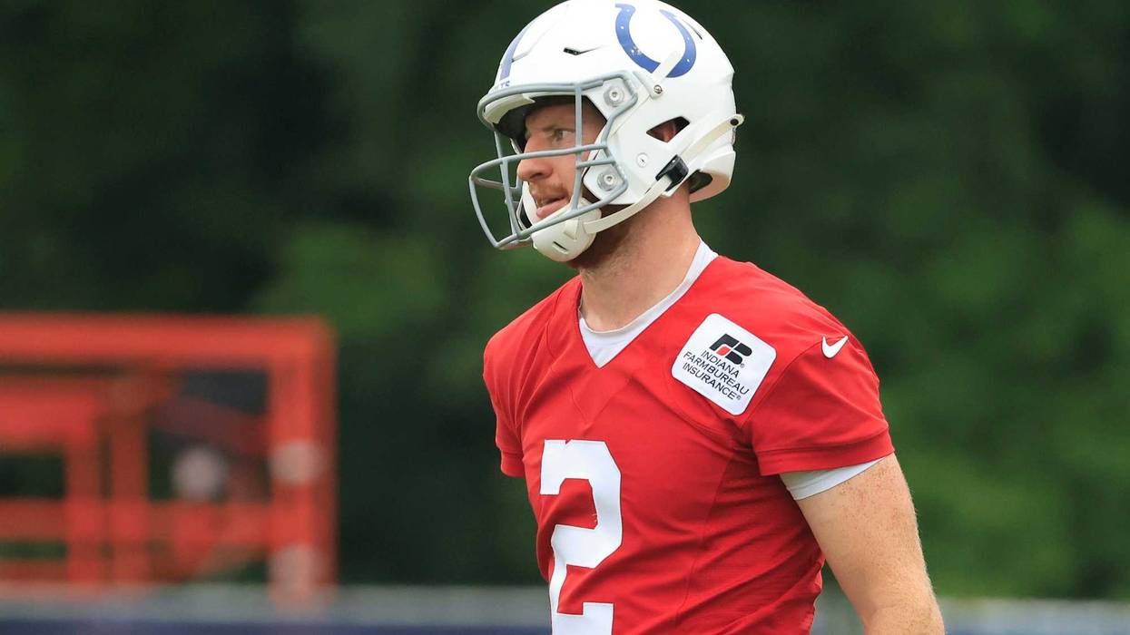 Colts quarterback Carson Wentz.