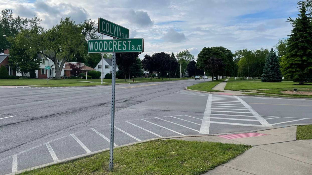 Colvin Boulevard at Woodcrest Boulevard