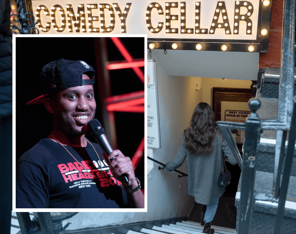 Comedian Chris Redd was reportedly punched in the face outside the Comedy Cellar in Greenwich Village.
