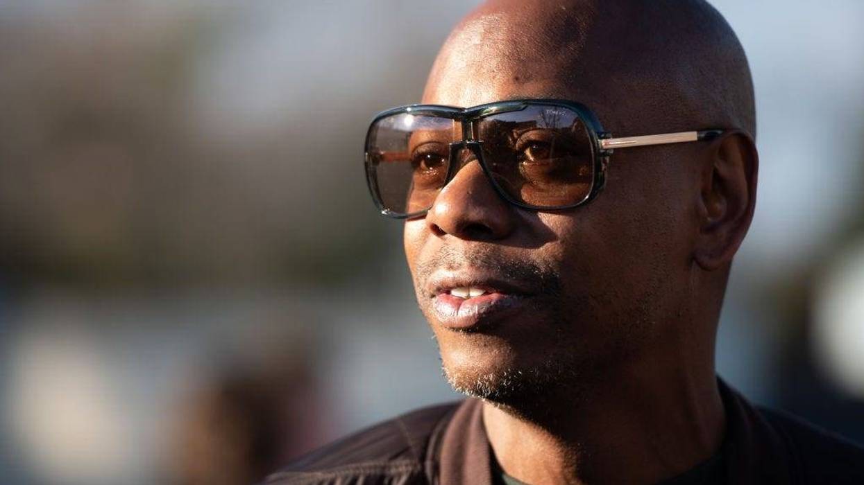 Comedian Dave Chappelle campaigns for Democratic presidential candidate Andrew Yang on Jan. 30, 2020 in North Charleston, South Carolina.