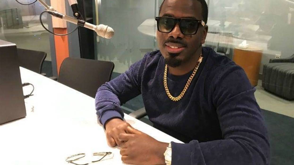 Comedian Israel Skeet Carter at KYW Newsradio.
