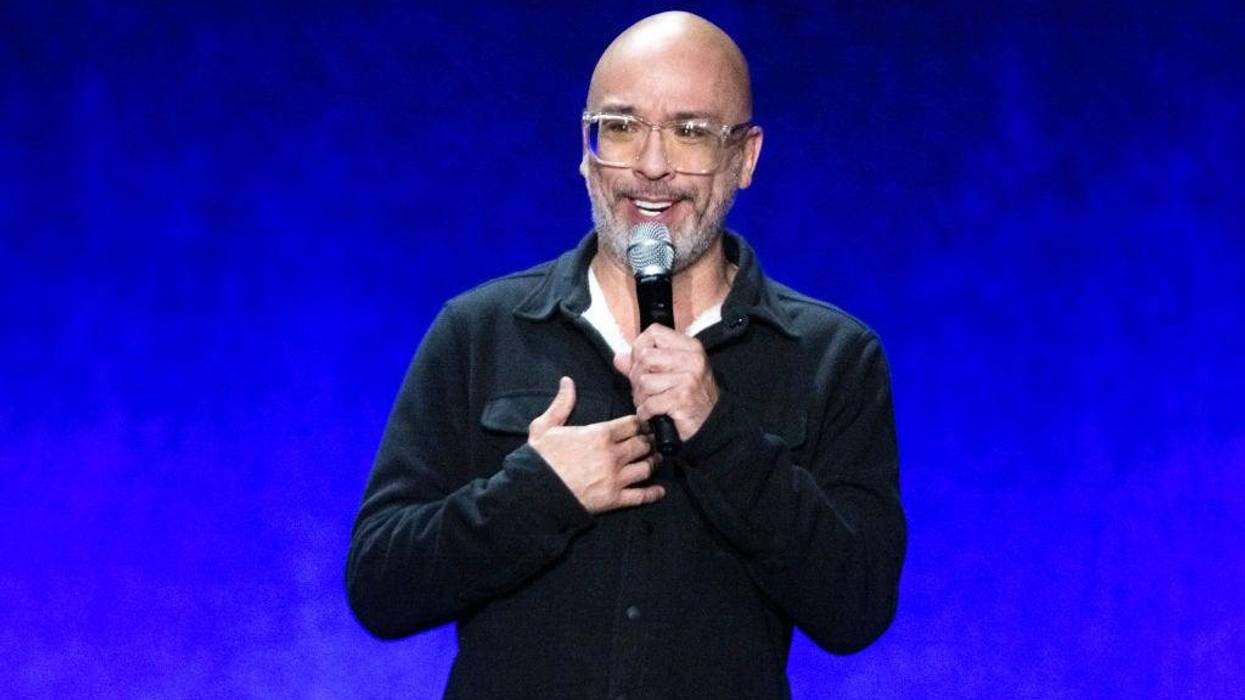 Comedian Jo Koy speaks about his upcoming movie "Easter Sunday" during Universal Pictures and Focus Features special presentation at Caesars Palace during CinemaCon 2022, the official convention of the National Association of Theatre Owners, on April 27, 2022 in Las Vegas, Nevada.