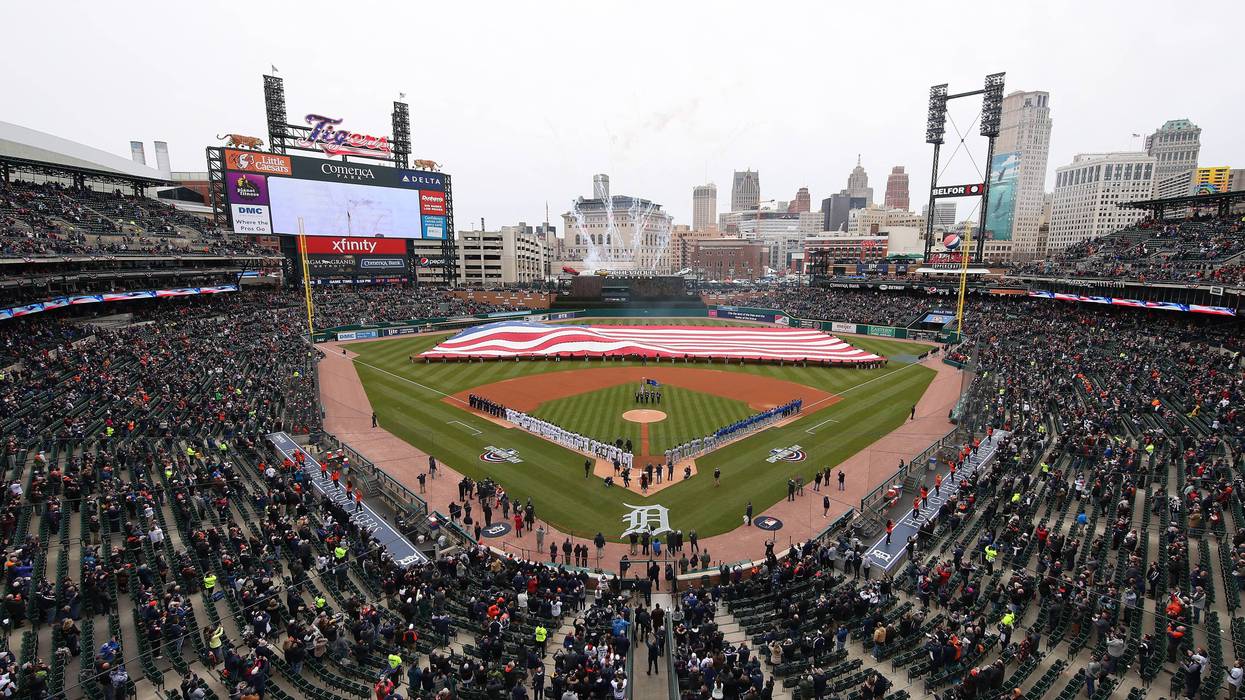 Comerica Park on Opening Day 2019