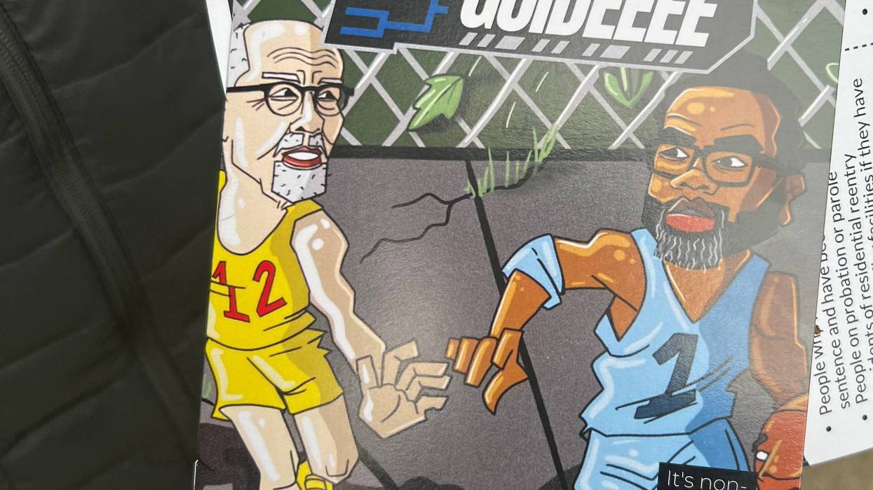 comic book with mayoral candidates
