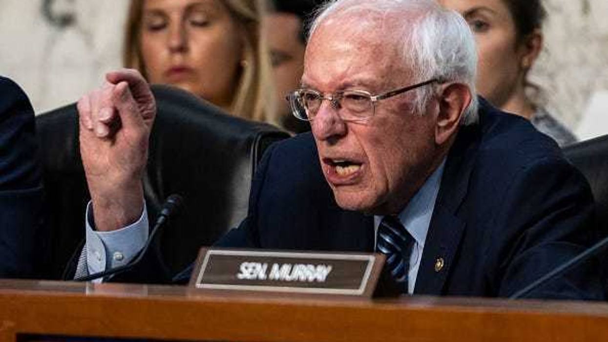 Committee Chairman Sen. Bernie Sanders (I-VT) speaks during a Senate Committee on Health hearing on "The Assault on Women's Freedoms: How Abortion Bans Have Created a Health Care Nightmare Across America" on Capitol Hill on June 4, 2024 in Washington, DC.