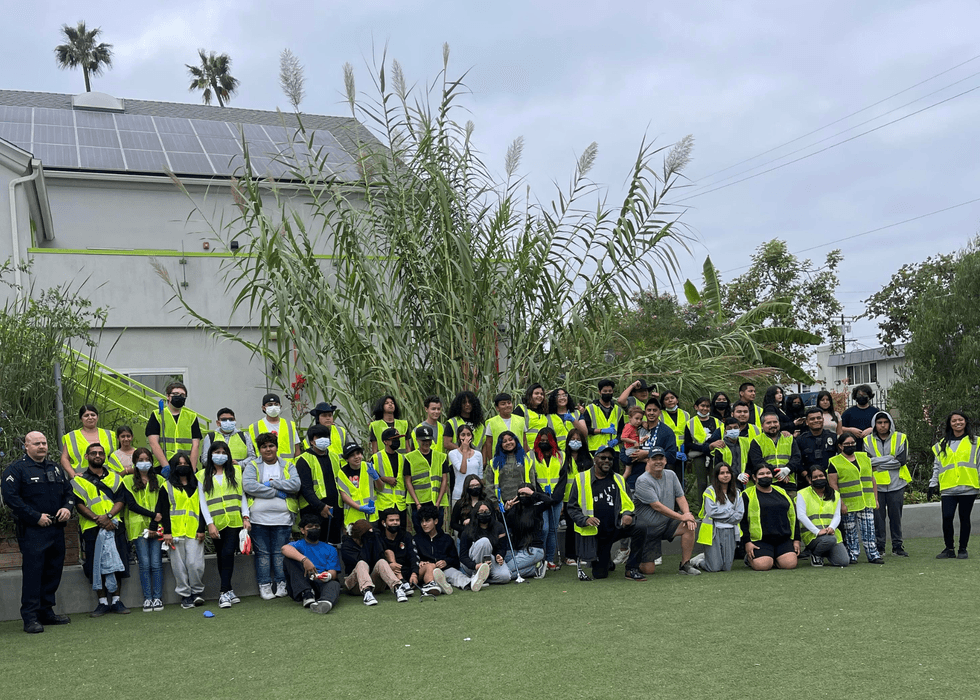 Community clean up team