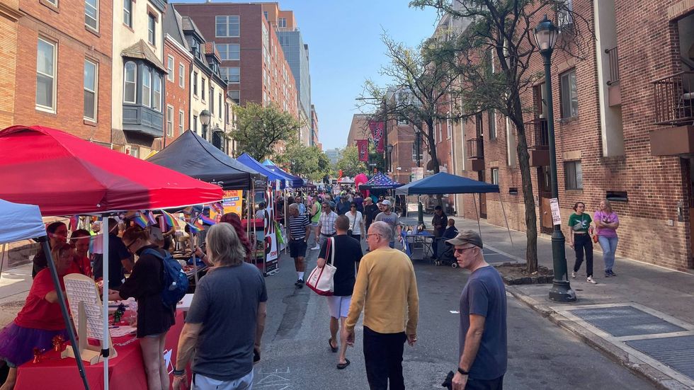 Community information tables at 2024 OurFest