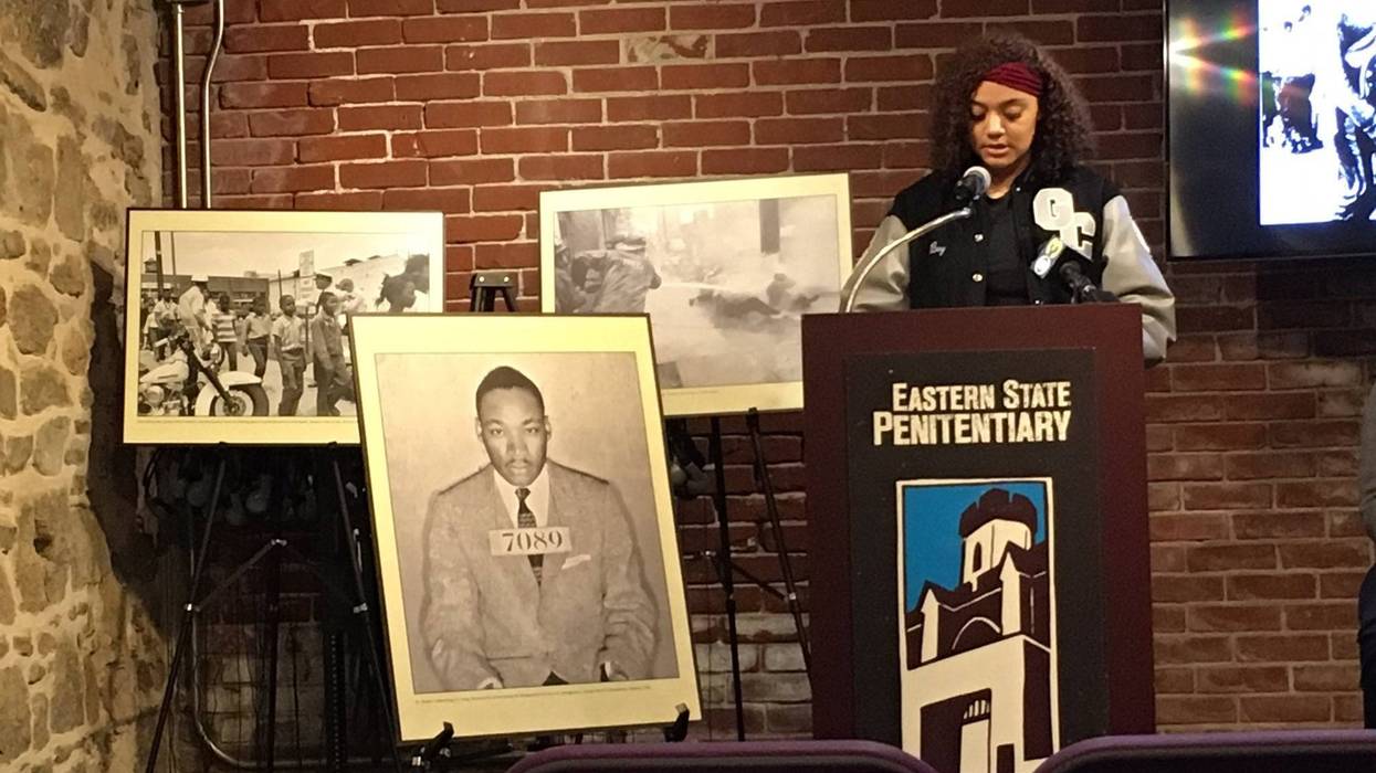Community leaders, students and professional actors read excerpts from King's landmark 1963 texts "Letters from Birmingham Jail."