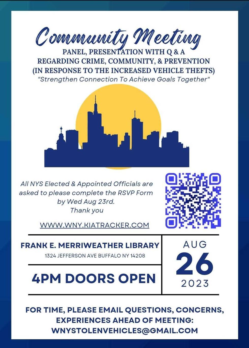 Community Meeting Flyer