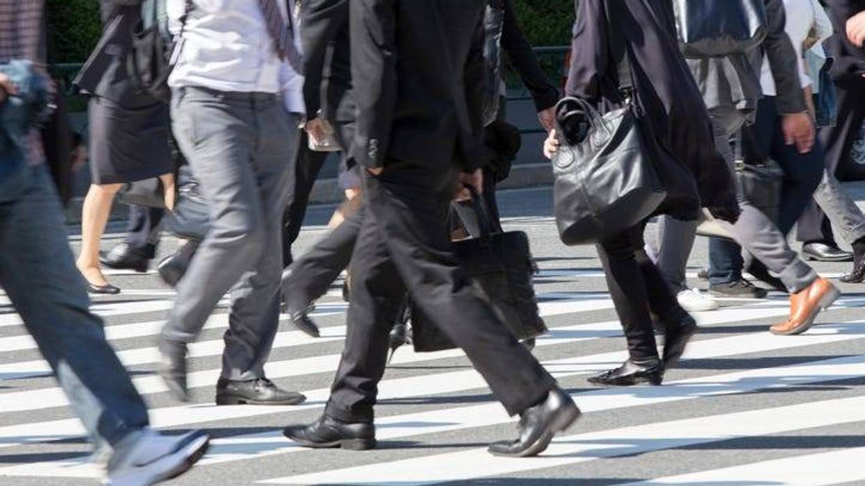 commuting to work