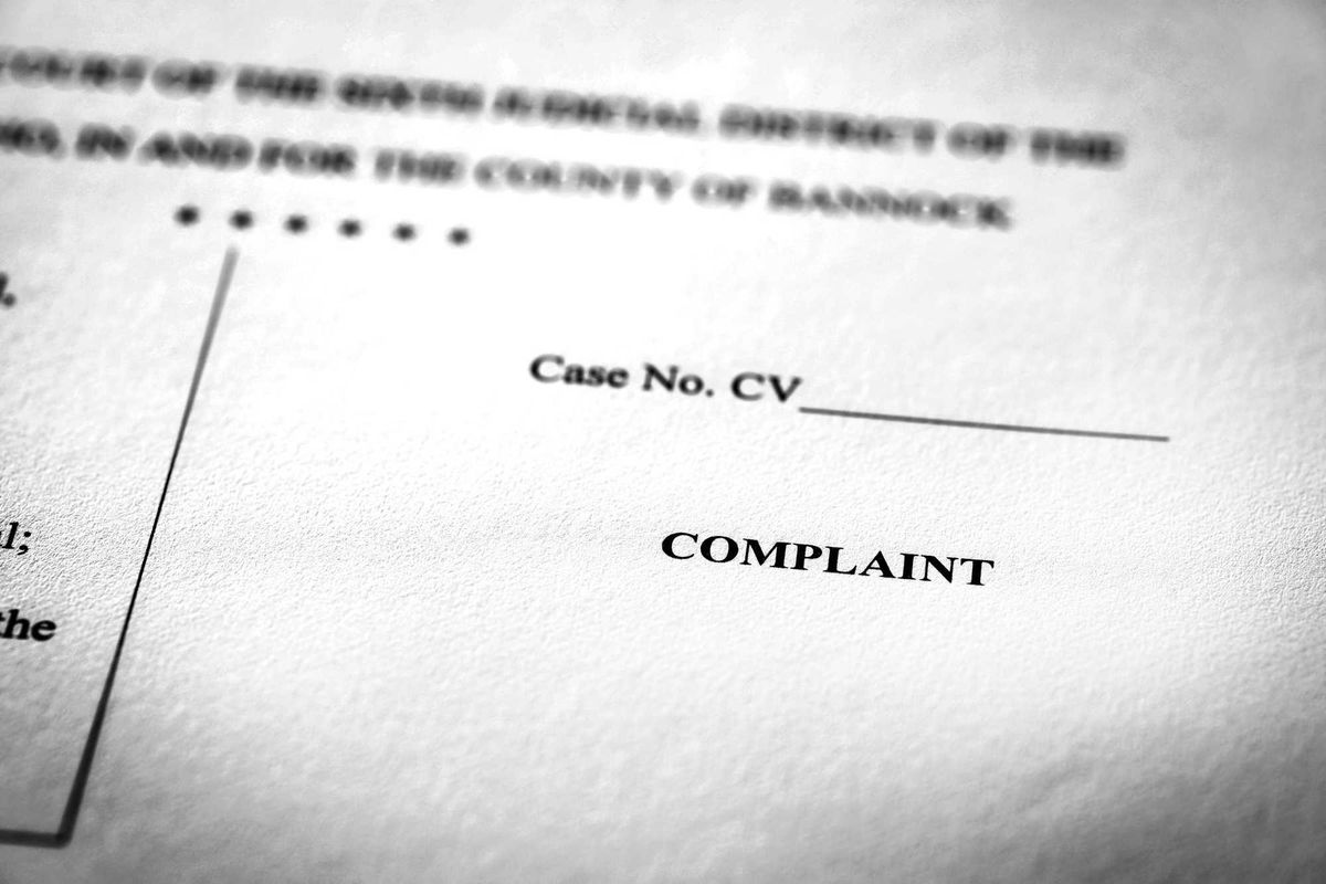Complaint stock photo.