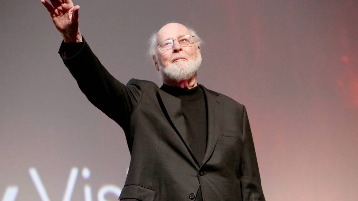 Composer John Williams speaks onstage during the World Premiere of "Star Wars: The Rise of Skywalker", the highly anticipated conclusion of the Skywalker saga on December 16, 2019 in Hollywood, California.