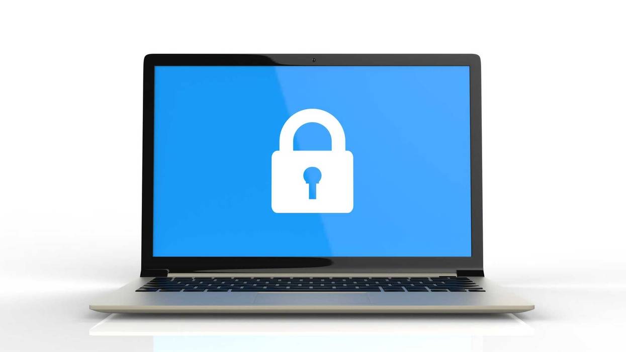 Computer lock screen.