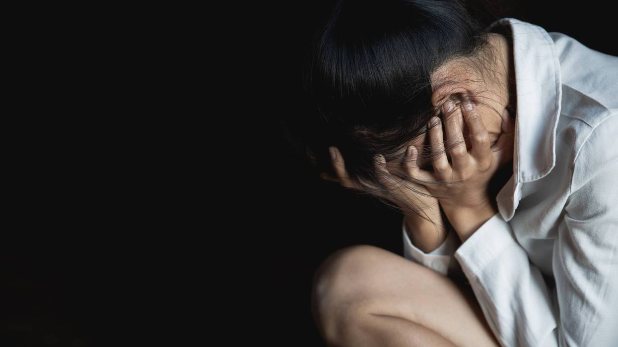 concept of stopping violence against women and human trafficking