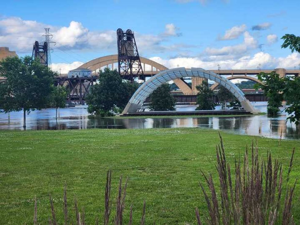 Concert venue flooded