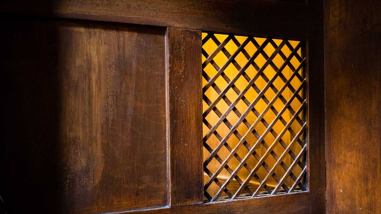 Confessional booth