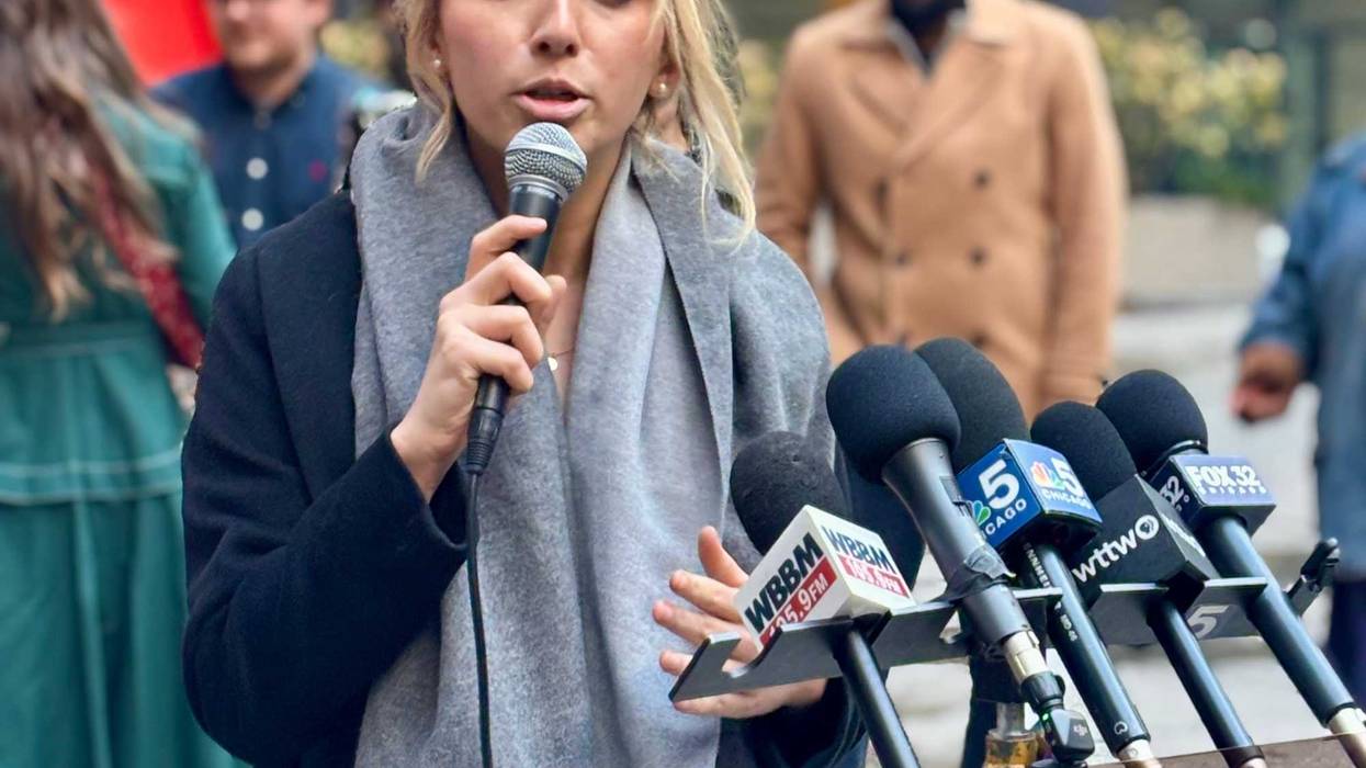 Congressional candidate Katherine “Kat” Abughazaleh