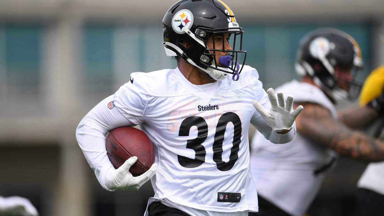 Conner practicing
