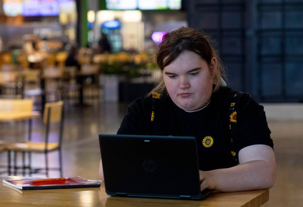 Connie Kathary, 18, loves to write stories, and plans to study creative writing when she goes off to college next year.