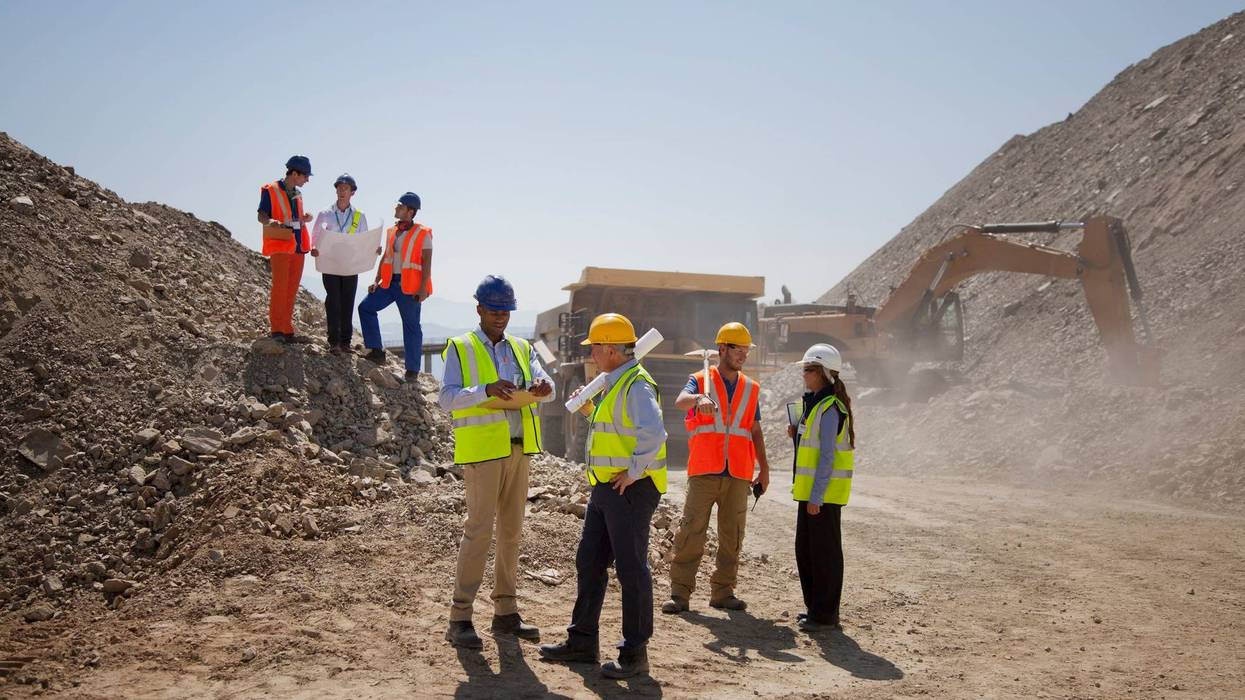 Construction crew