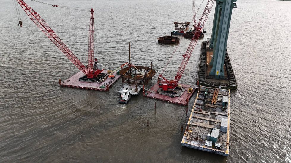 Construction Delaware Memorial Bridge