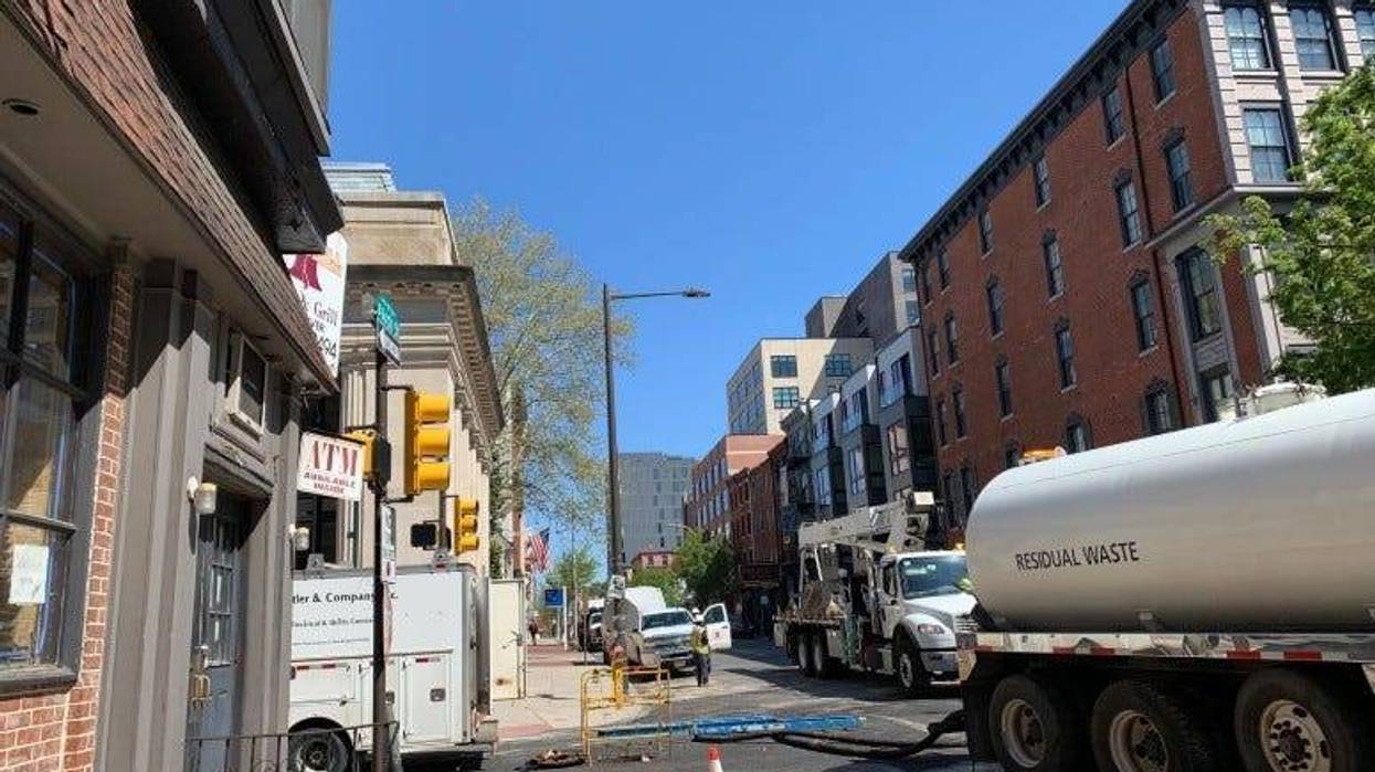 Construction finishing up on Third and Arch streets.
