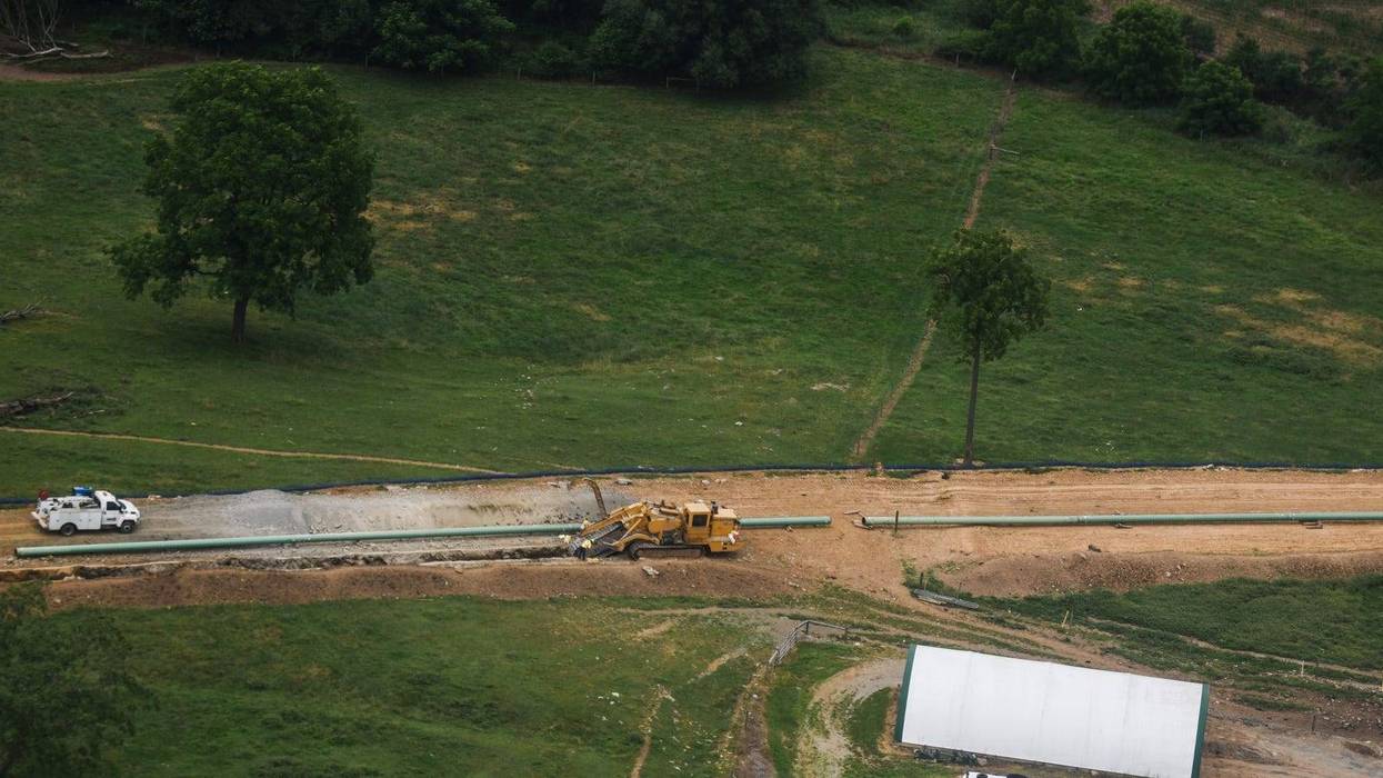 Construction for the Sunoco Mariner East pipeline.
