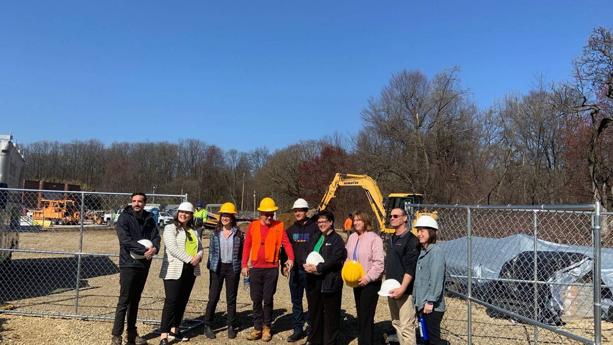 Construction has begun on the Philadelphia Reforestation Hub, a new lumber yard in Fairmount Park.